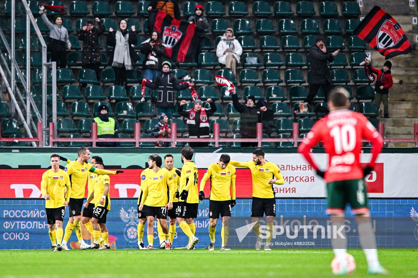 Russia Soccer Premier-League Lokomotiv - Khimki