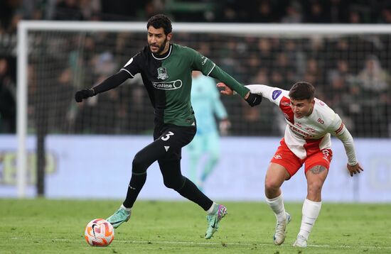 Russia Soccer Premier-League Krasnodar - Spartak