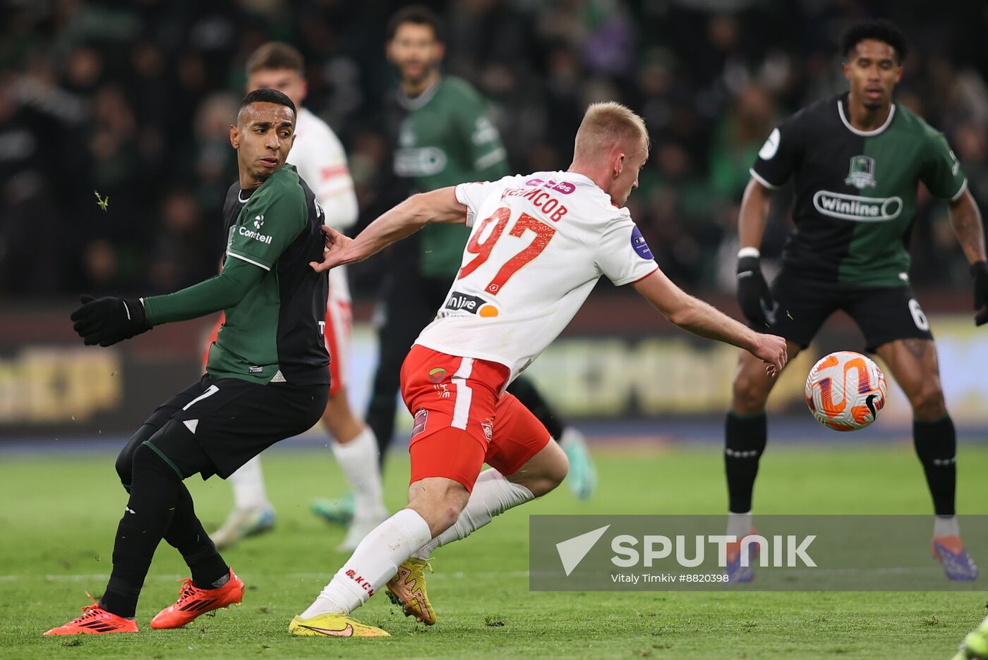 Russia Soccer Premier-League Krasnodar - Spartak