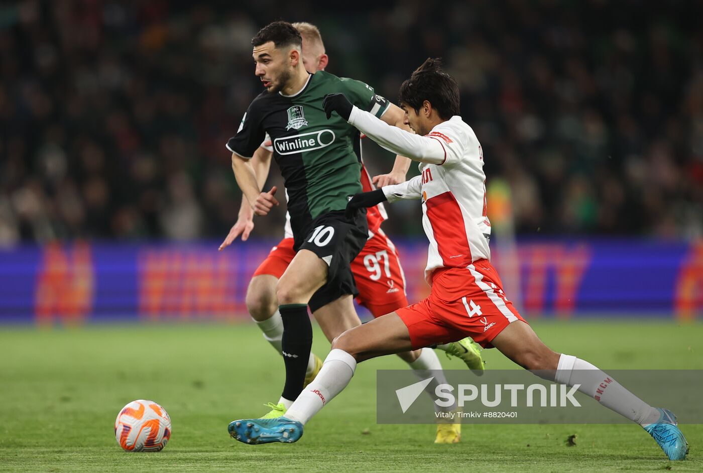 Russia Soccer Premier-League Krasnodar - Spartak