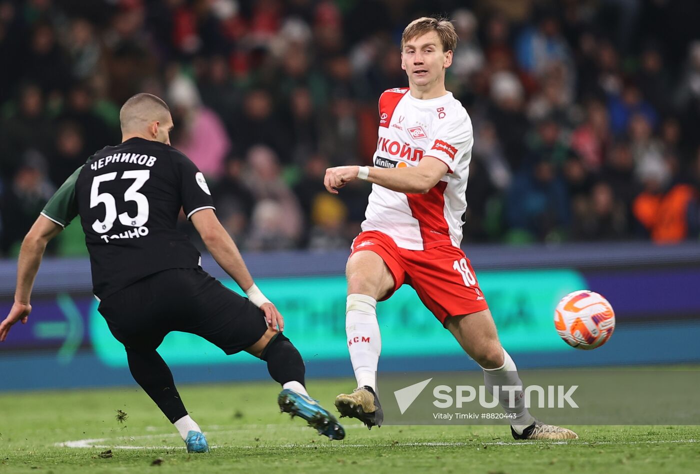 Russia Soccer Premier-League Krasnodar - Spartak