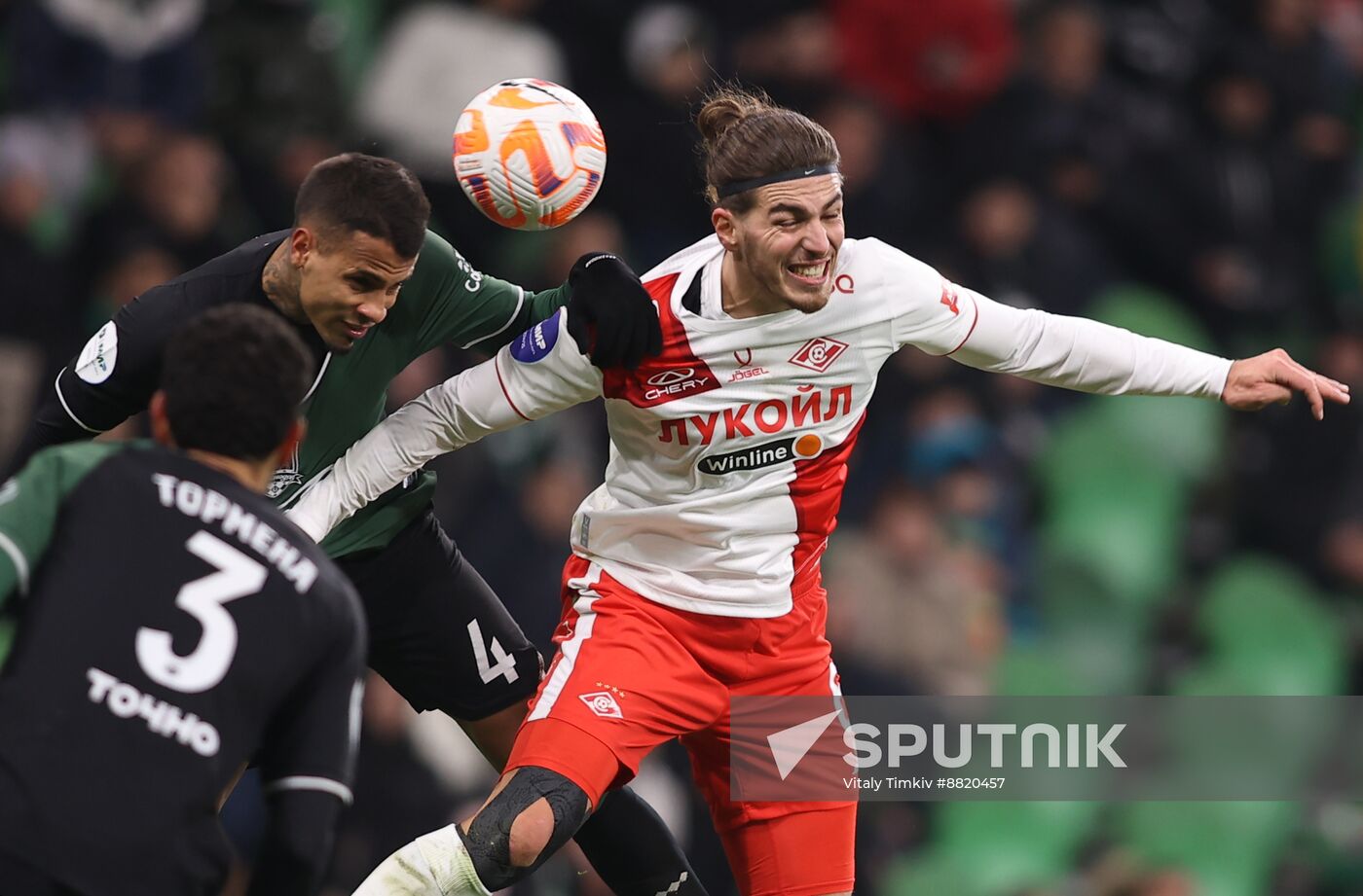 Russia Soccer Premier-League Krasnodar - Spartak