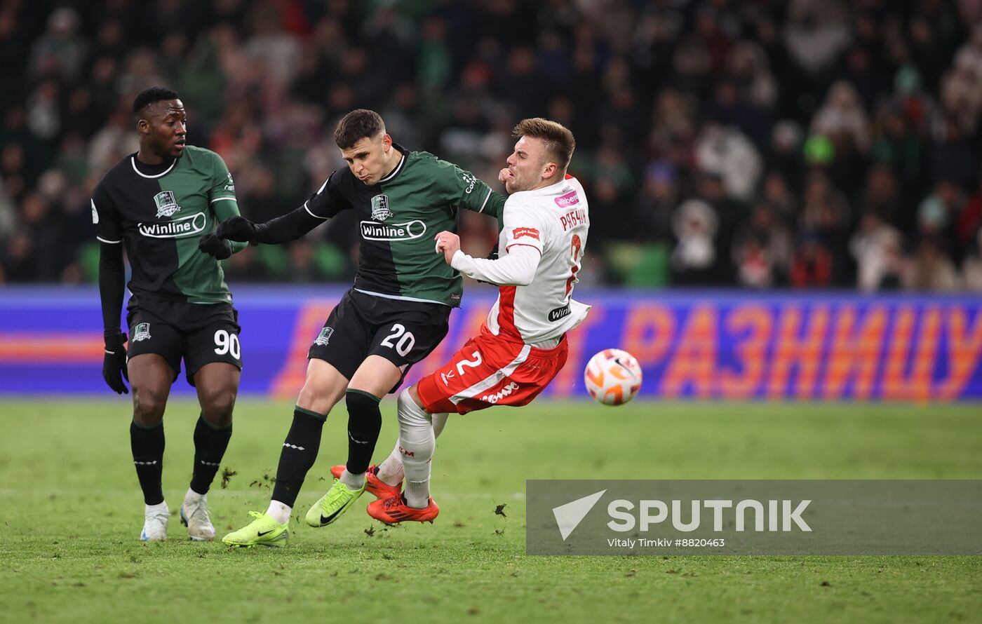 Russia Soccer Premier-League Krasnodar - Spartak