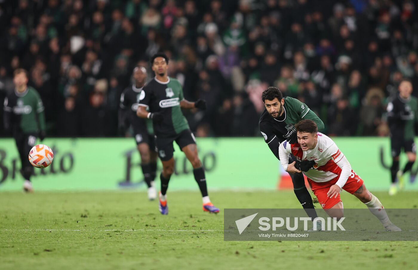 Russia Soccer Premier-League Krasnodar - Spartak