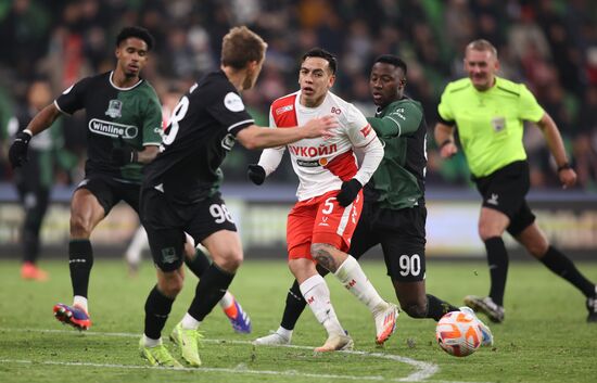 Russia Soccer Premier-League Krasnodar - Spartak