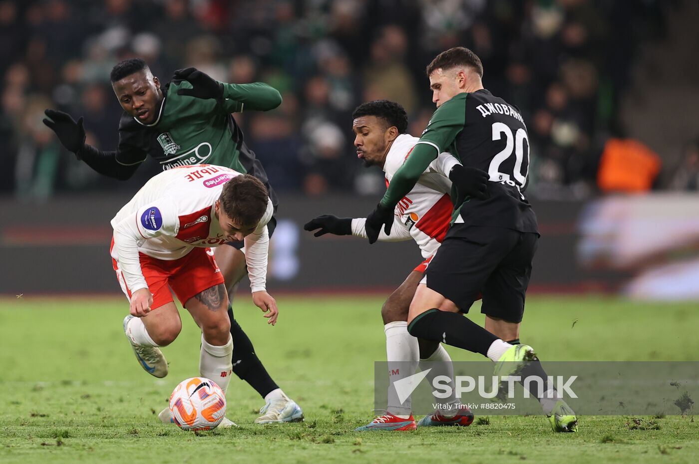 Russia Soccer Premier-League Krasnodar - Spartak