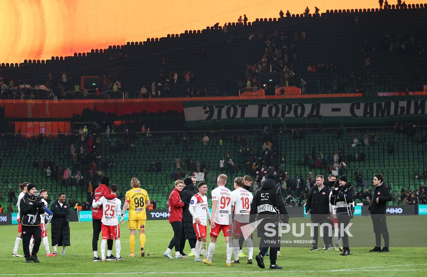 Russia Soccer Premier-League Krasnodar - Spartak