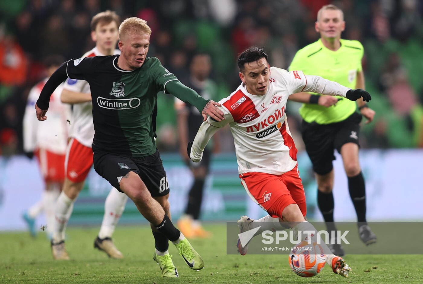 Russia Soccer Premier-League Krasnodar - Spartak