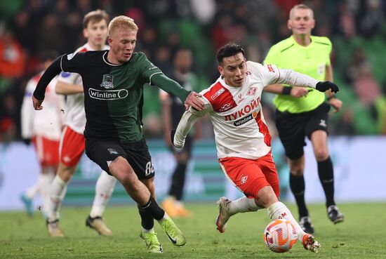 Russia Soccer Premier-League Krasnodar - Spartak