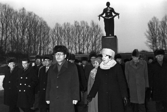 Prime Minister of DPRK Administrative Council Kang Song-san visits USSR