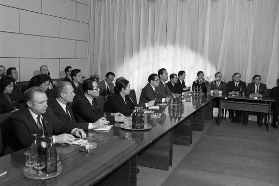 Prime Minister of DPRK Administrative Council Kang Song-san visits USSR