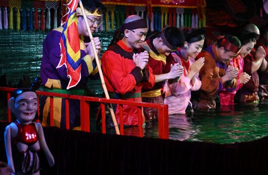 Russia Chekhov Theatre Festival Water Puppetry