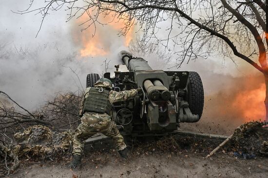 Russia Ukraine Military Operation Artillery Units