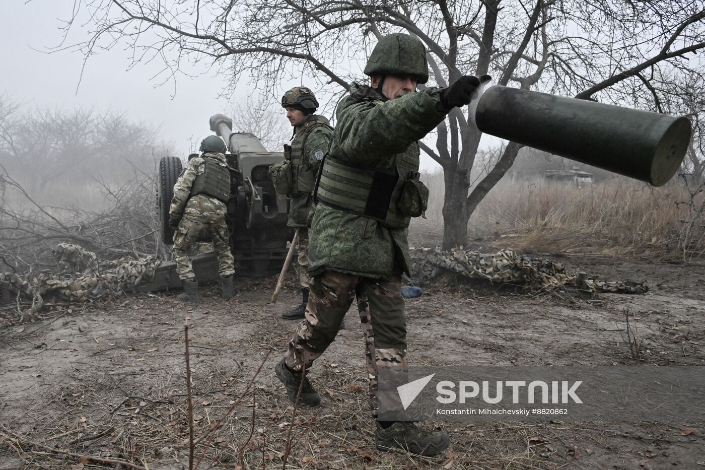 Russia Ukraine Military Operation Artillery Units