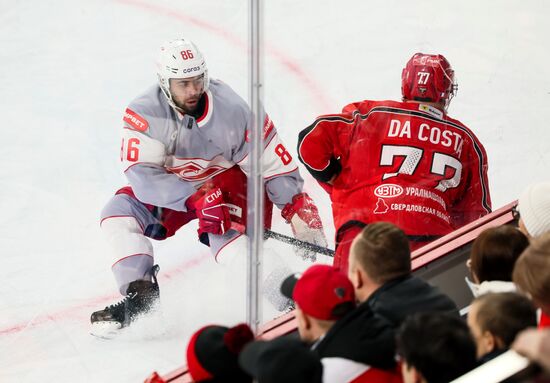 Russia Ice Hockey Kontinental League Avtomobilist - Spartak