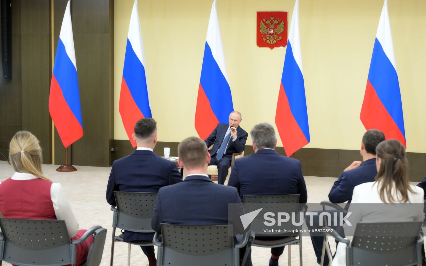 Russia Putin Young Scientists