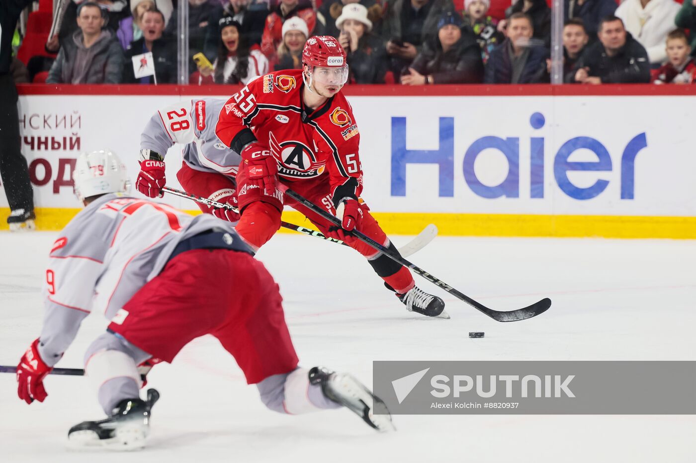 Russia Ice Hockey Kontinental League Avtomobilist - Spartak