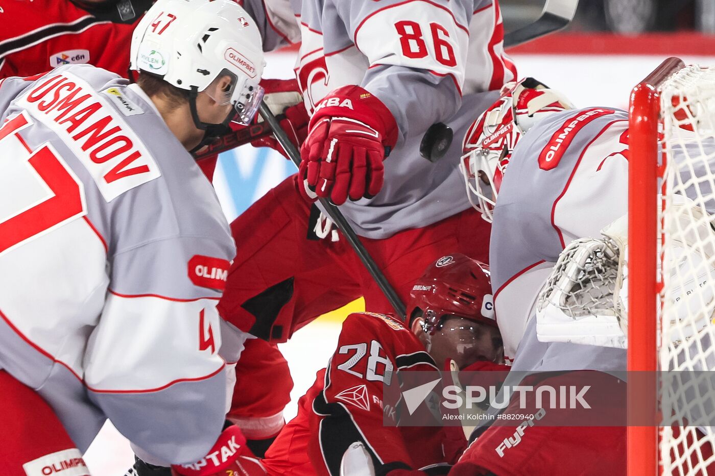 Russia Ice Hockey Kontinental League Avtomobilist - Spartak