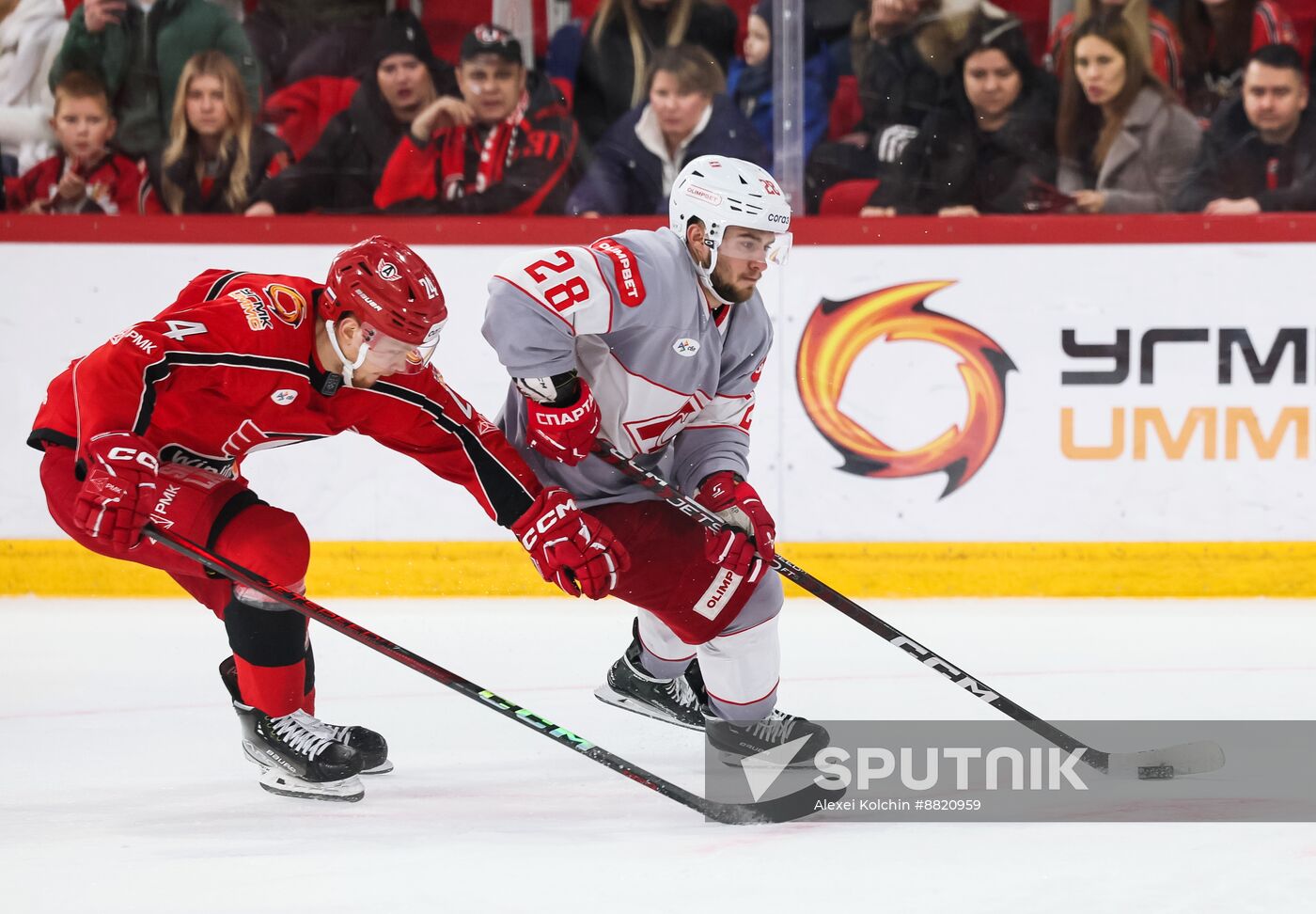 Russia Ice Hockey Kontinental League Avtomobilist - Spartak