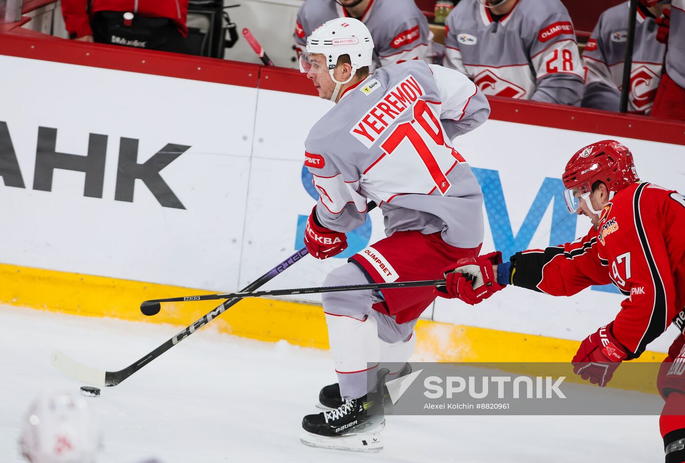 Russia Ice Hockey Kontinental League Avtomobilist - Spartak