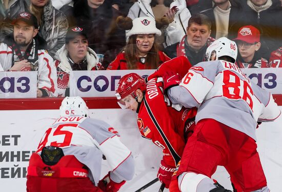 Russia Ice Hockey Kontinental League Avtomobilist - Spartak