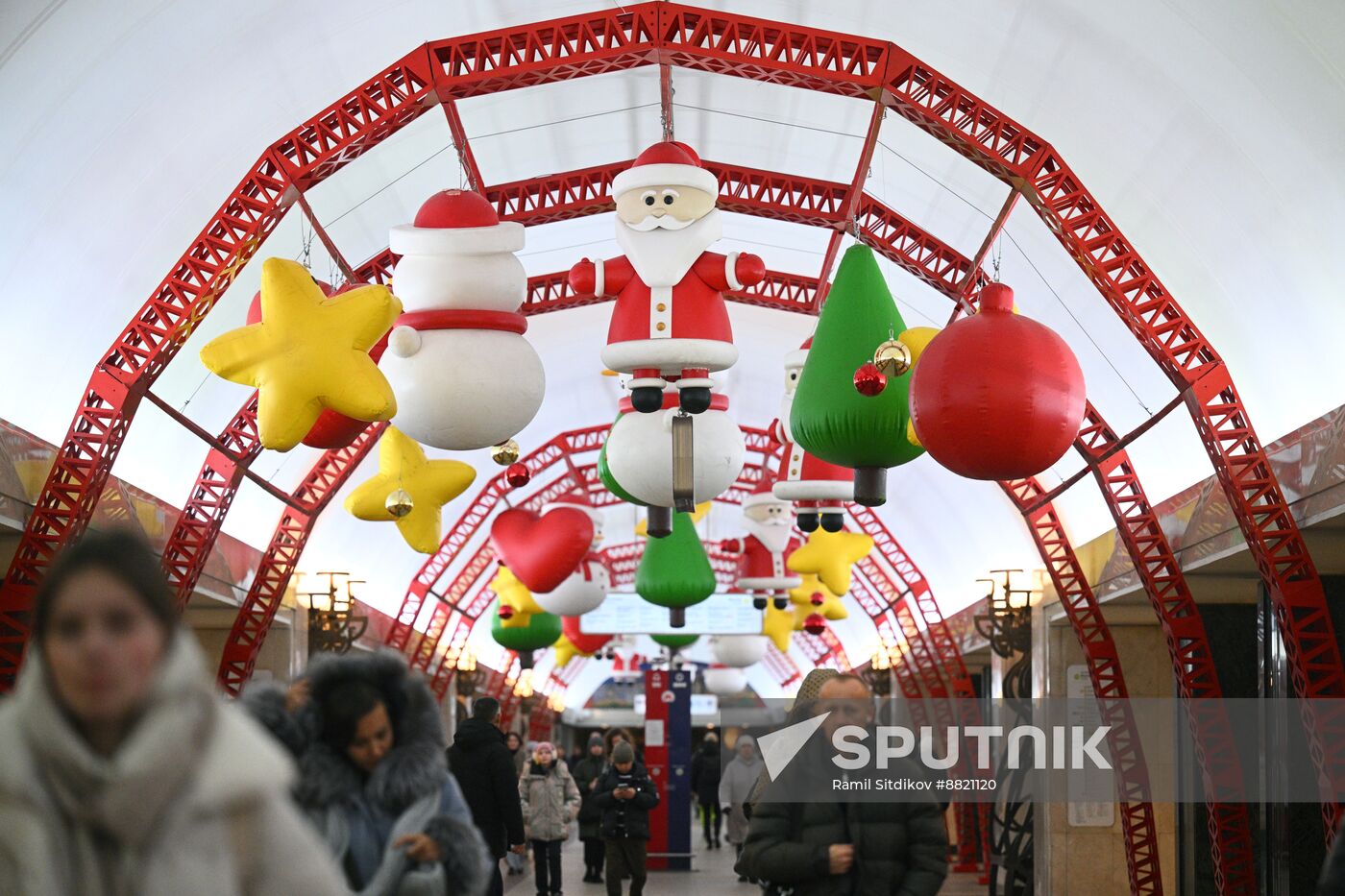 Russia New Year Season Decorations