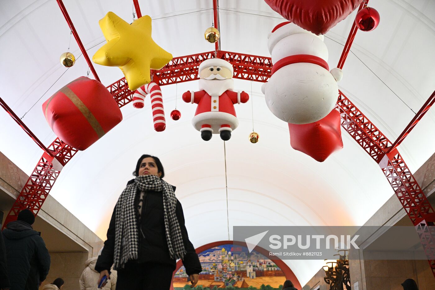 Russia New Year Season Decorations