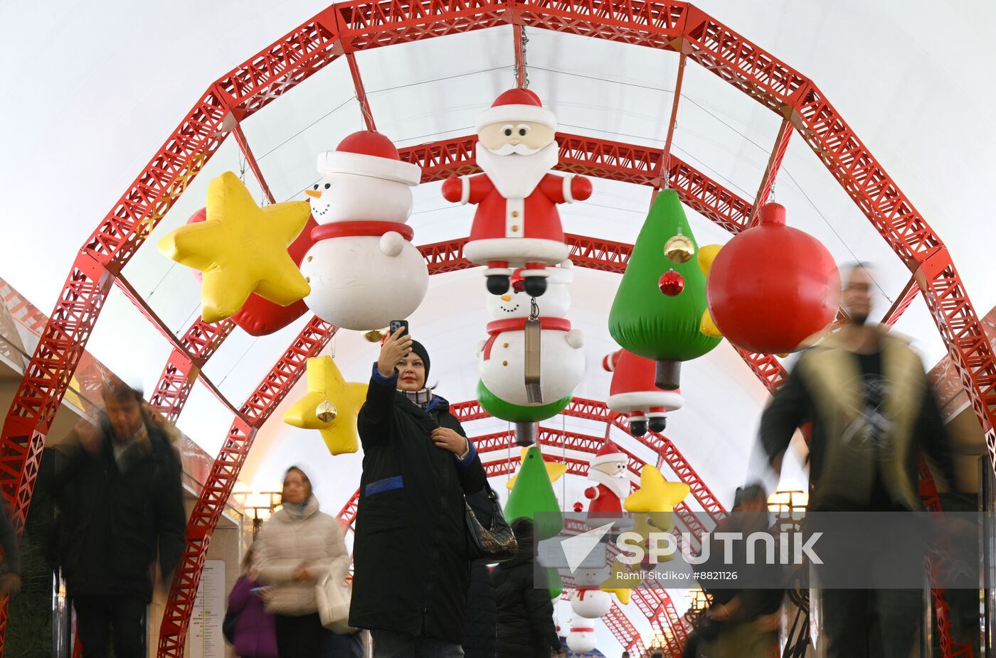 Russia New Year Season Decorations