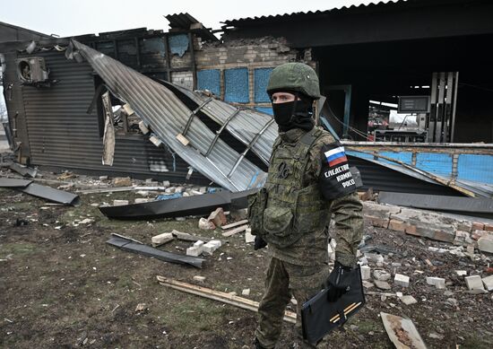 Russia Ukraine Petrol Station Drone Attack