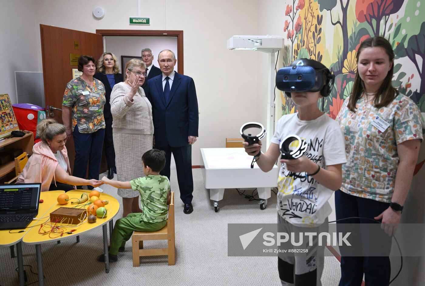 Russia Putin Medical Rehabilitation Center