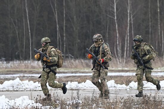 Russia National Guard Airborne Training