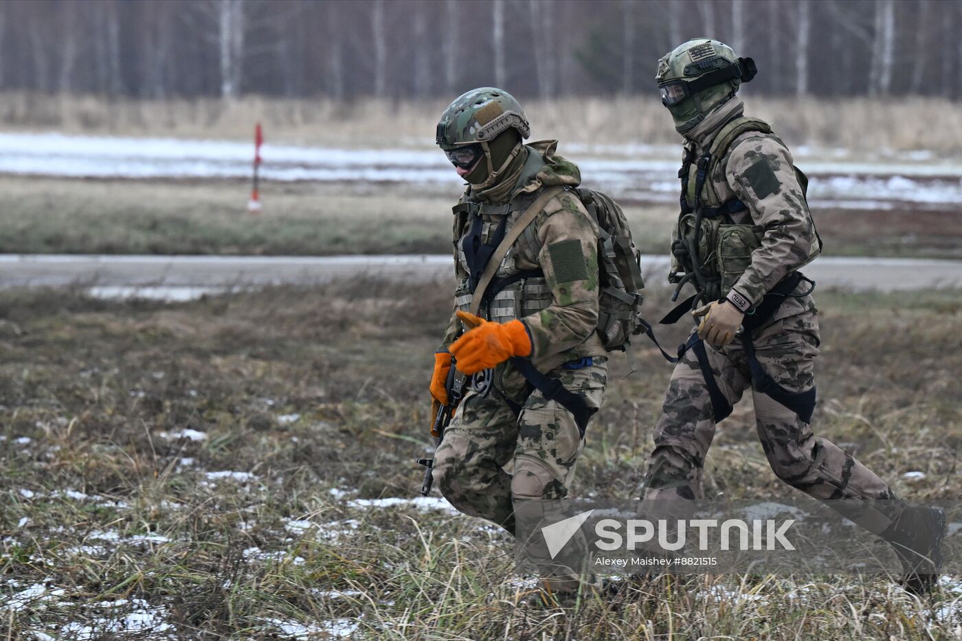 Russia National Guard Airborne Training