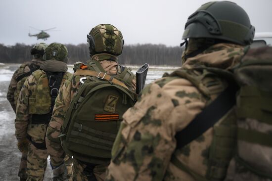 Russia National Guard Airborne Training