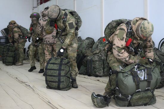 Russia National Guard Airborne Training