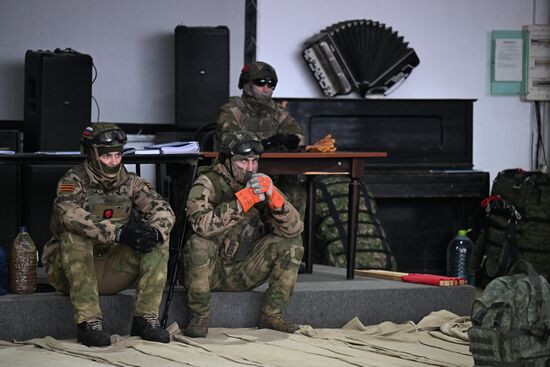 Russia National Guard Airborne Training