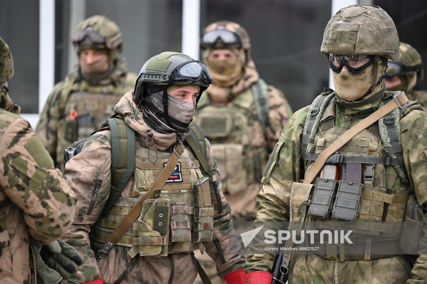 Russia National Guard Airborne Training