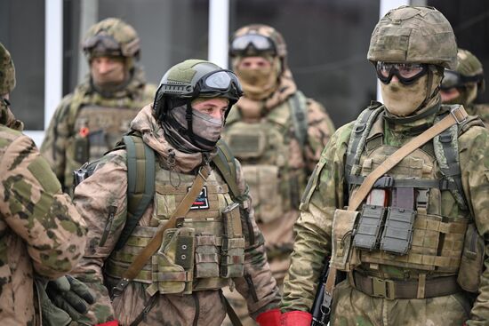 Russia National Guard Airborne Training