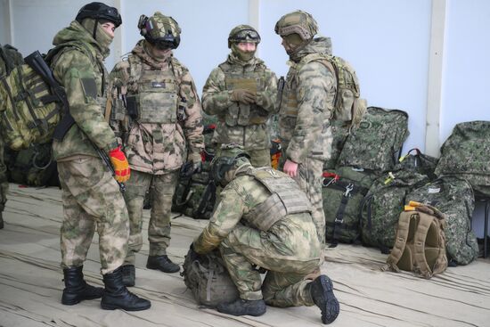 Russia National Guard Airborne Training