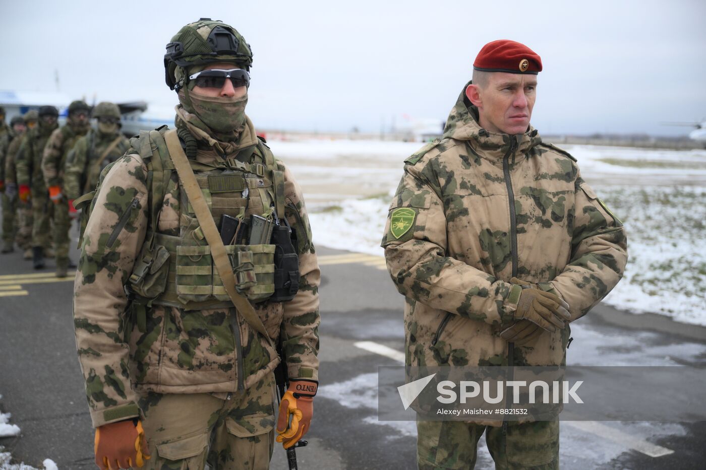 Russia National Guard Airborne Training
