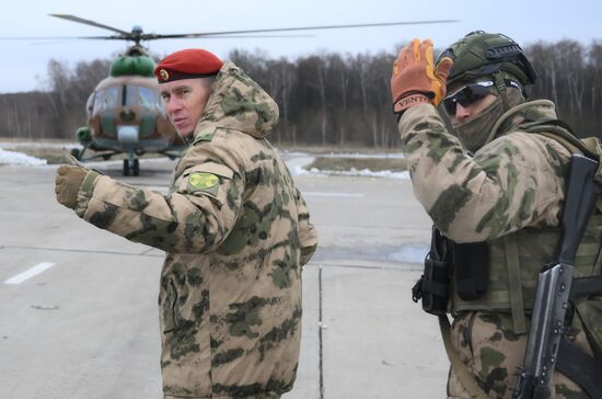 Russia National Guard Airborne Training