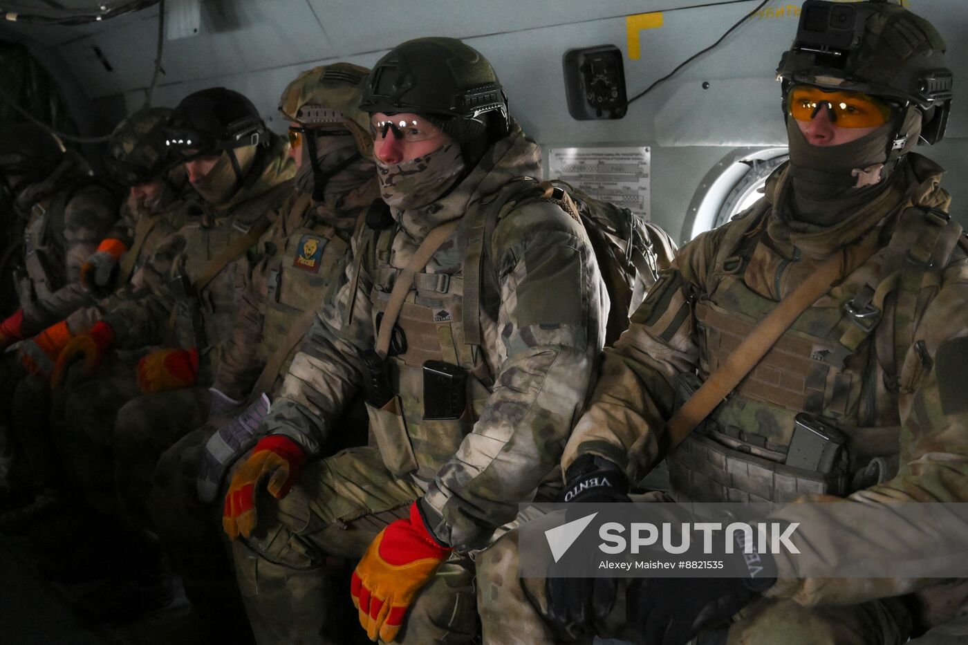 Russia National Guard Airborne Training