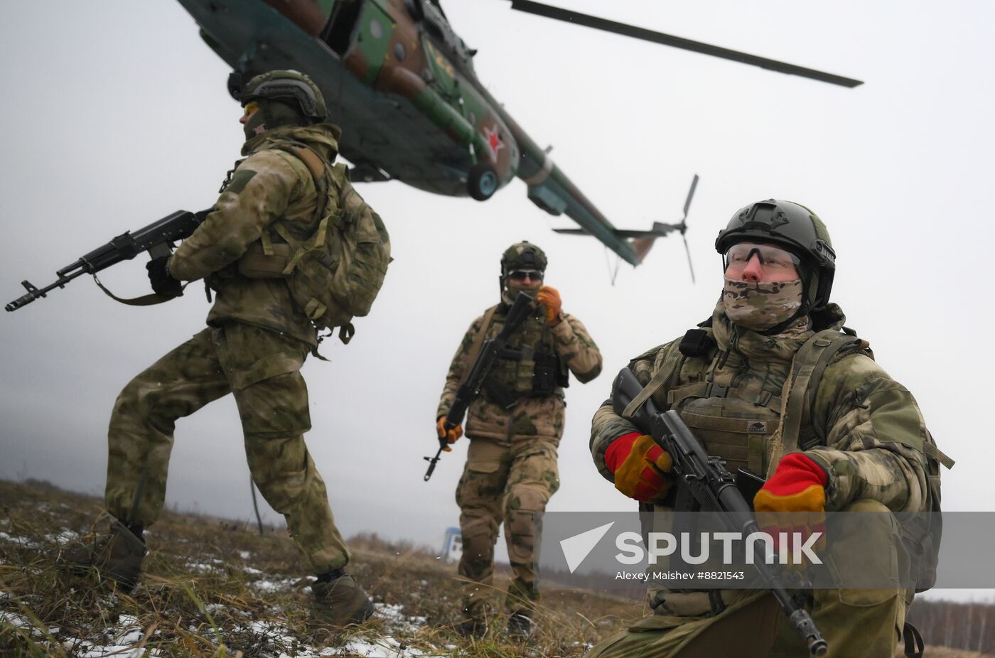 Russia National Guard Airborne Training