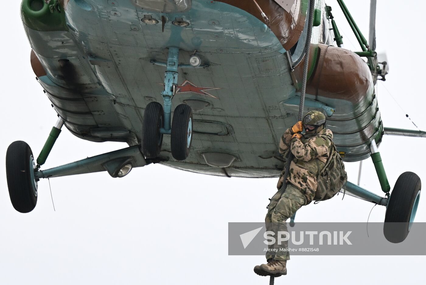 Russia National Guard Airborne Training