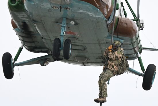 Russia National Guard Airborne Training