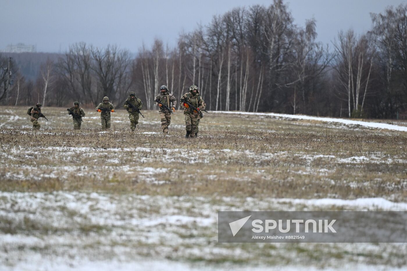 Russia National Guard Airborne Training