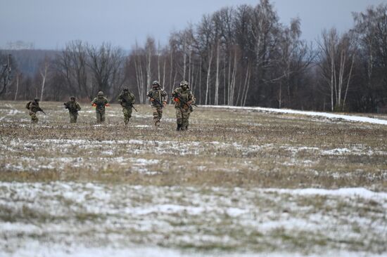 Russia National Guard Airborne Training