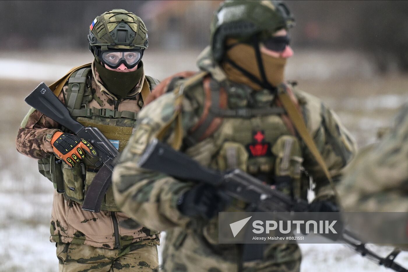 Russia National Guard Airborne Training