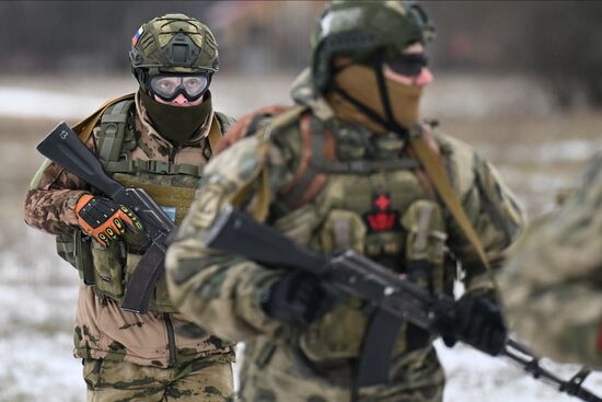 Russia National Guard Airborne Training