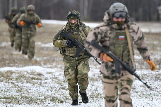 Russia National Guard Airborne Training