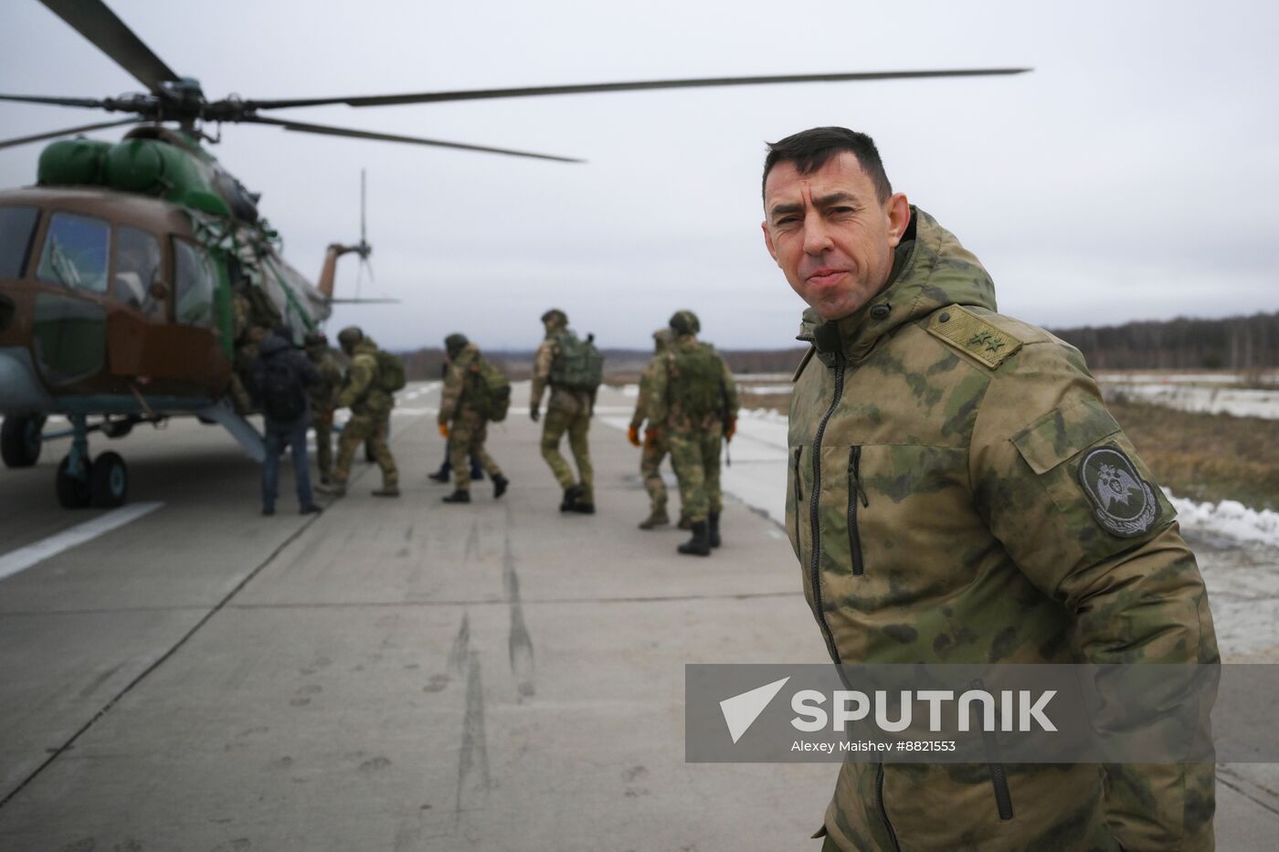 Russia National Guard Airborne Training